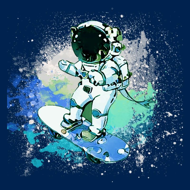 graffiti,skateboard,malerei,Astronaut