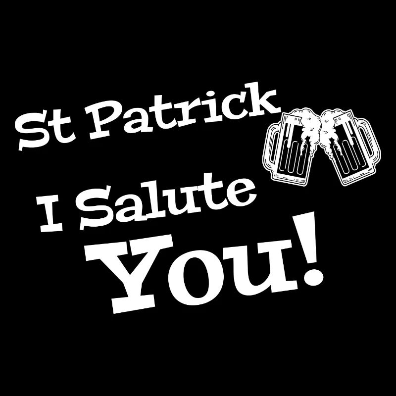 St Patrick white design