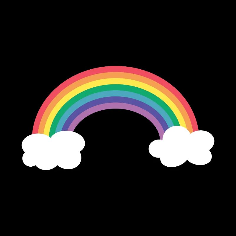 Rainbow And Clouds