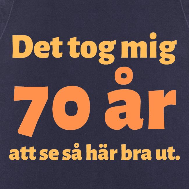det tok meg 70 år att se så här bra ut.