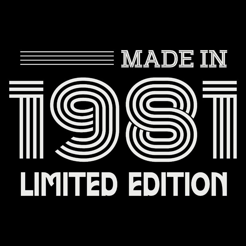 1981 Geburtstagsgeschenk 1981 Geschenkidee