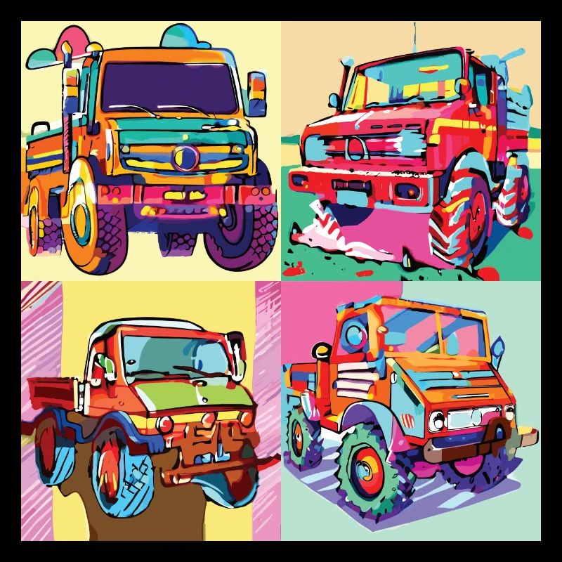 Unimog - Evolution - Warhol - Universal Motorgerät
