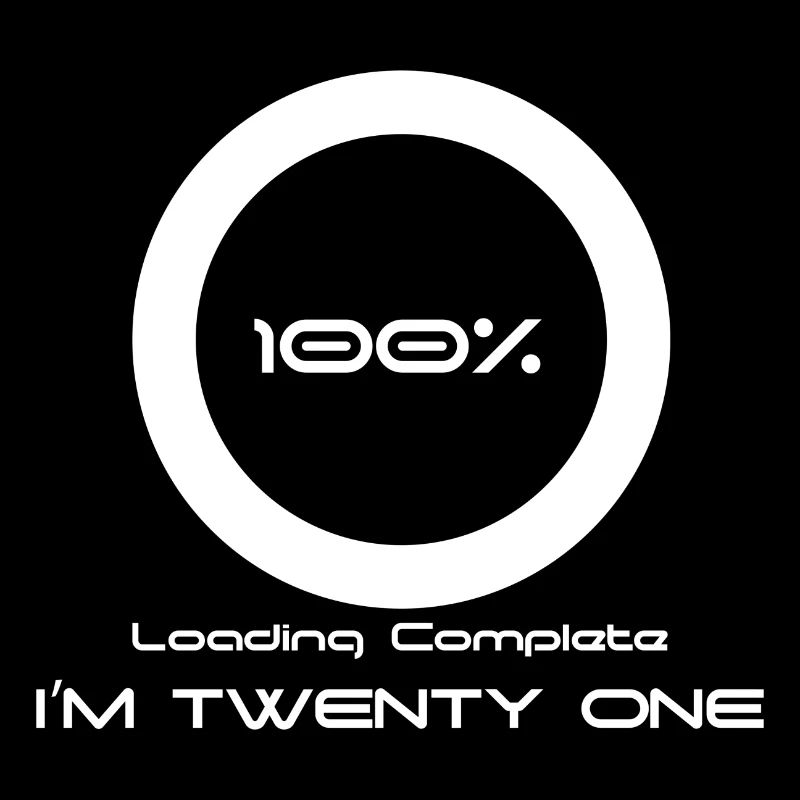 Loading Complete I`m 21 Geburtstag Geschenk