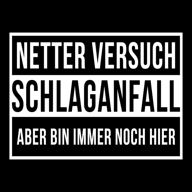 Netter Versuch Schlaganfall Motivation Geschenk