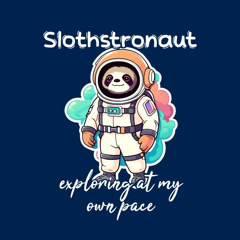 Slothstronaute explorant à mon rythme - Sloth