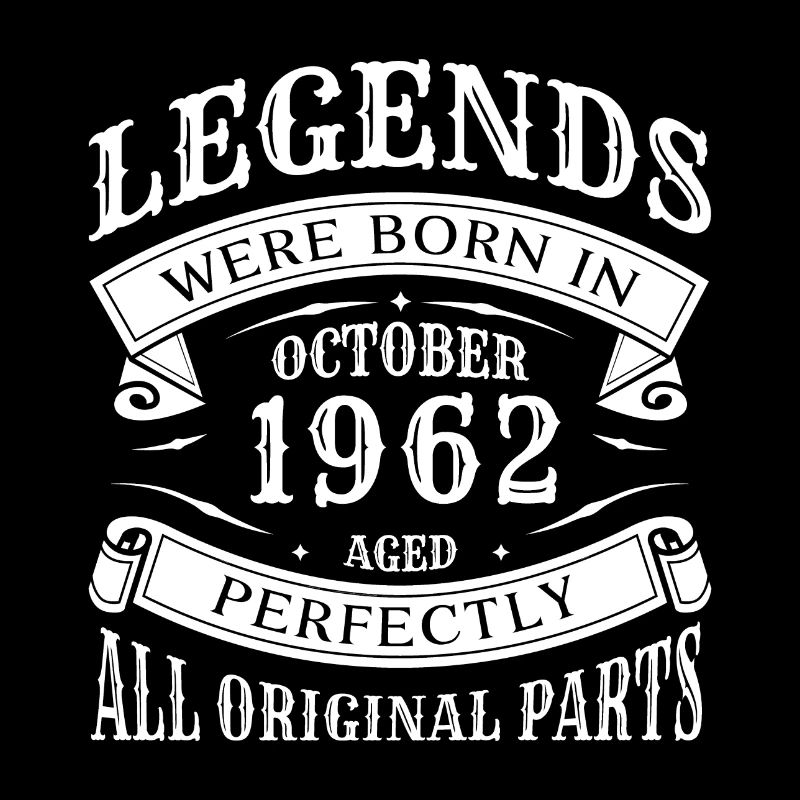 October 1962 - 60th birthday gift. Legend.