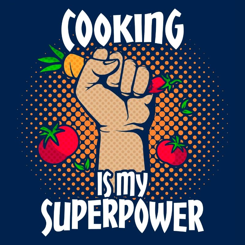 Kochen Superkraft Beruf Hobby Comic Geschenkidee