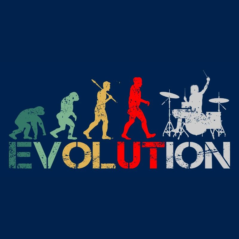 Batteur drummer Evolution Retro