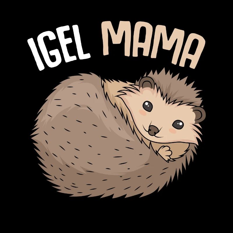 Igel Mama Mutter Muttertag Damen