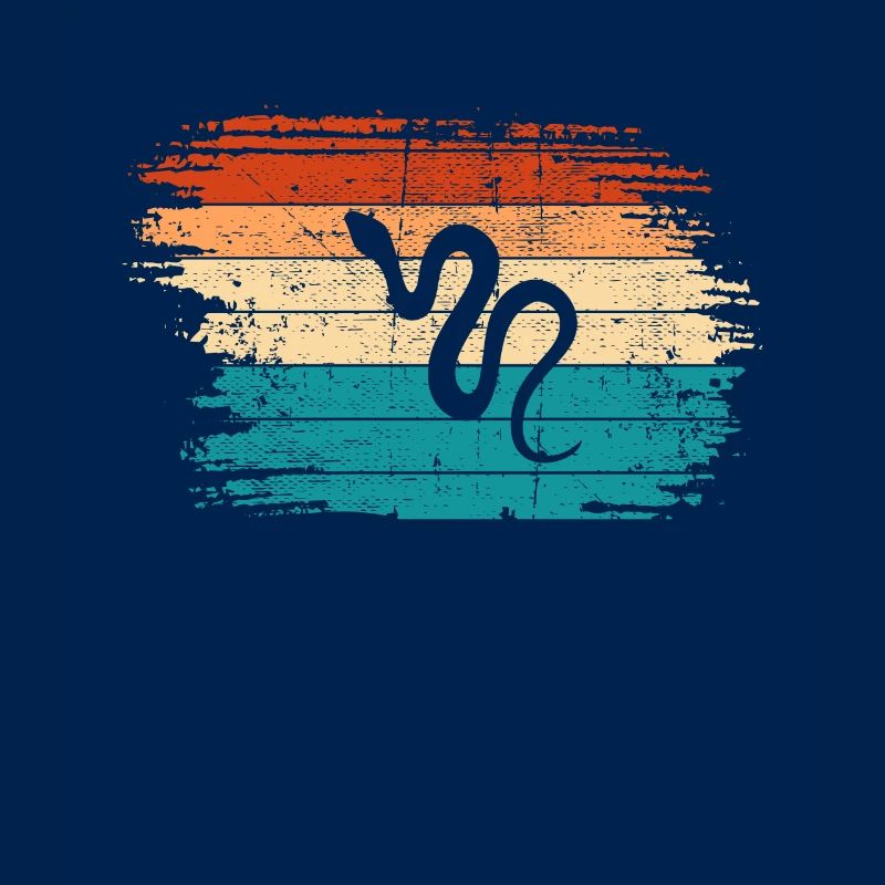 Snake Retro Reptile Python Idée cadeau