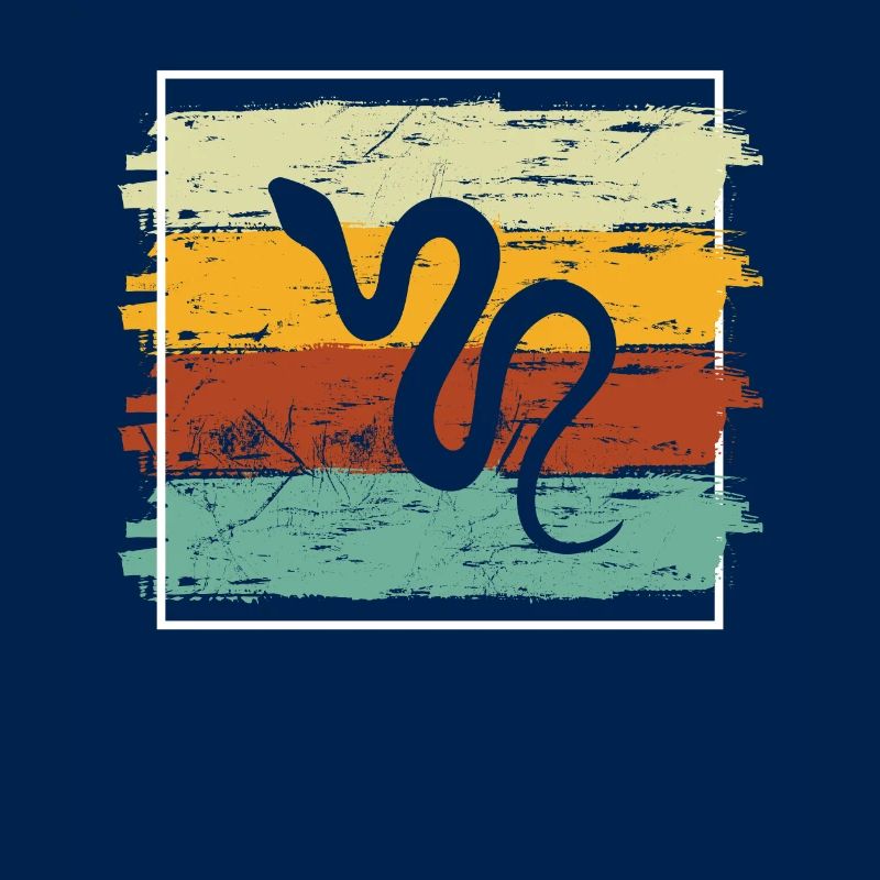 Snake Retro Reptile Python Idée cadeau