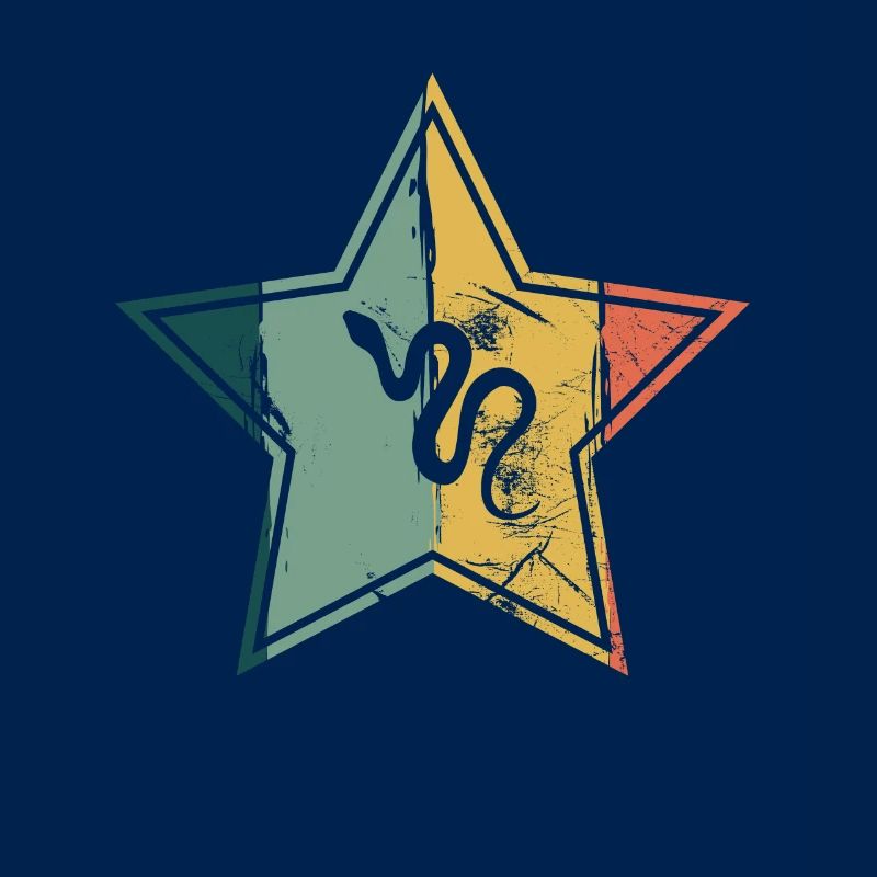 Snake Retro Reptile Python Idée cadeau