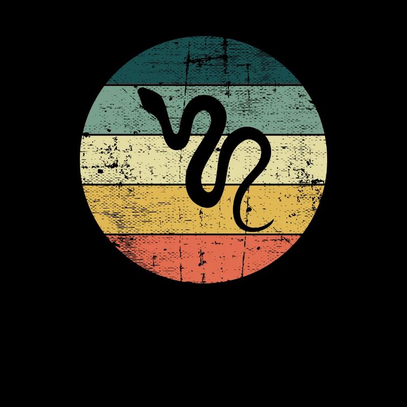 Snake Retro Reptile Python Gift idea