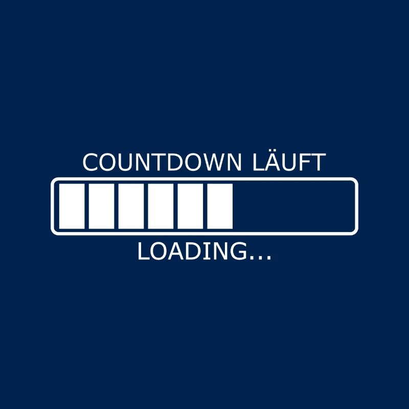 Countdown läuft Loading Ladebalken Vorlage Vektor