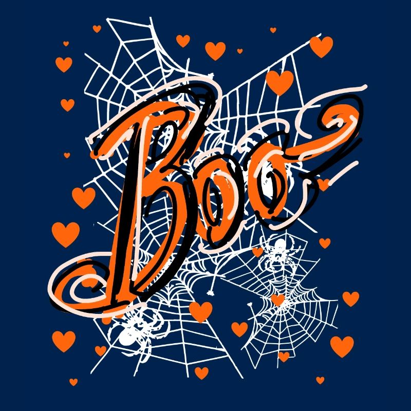 Boo,halloween,graffiti,spider web,spider web