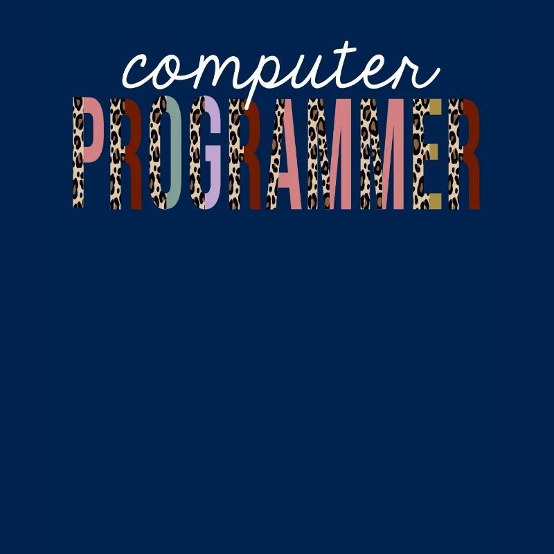 Cadeau drôle d'impression de léopard de programmeur d'ordinateur