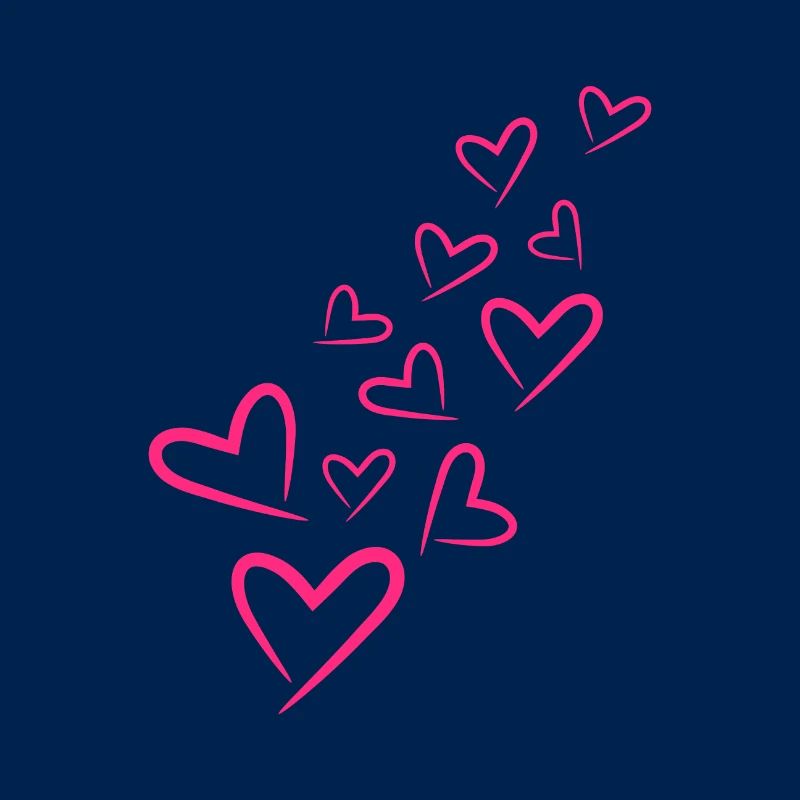 Herzchen Herz Muster