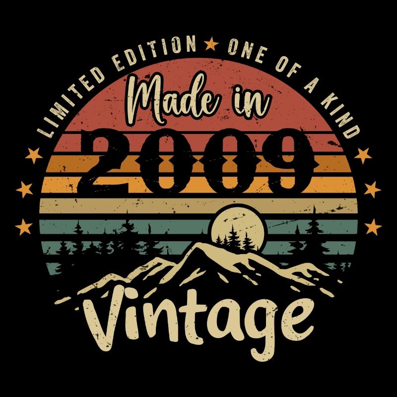 2009 Anniversaire Né En 2009 Édition Limitée