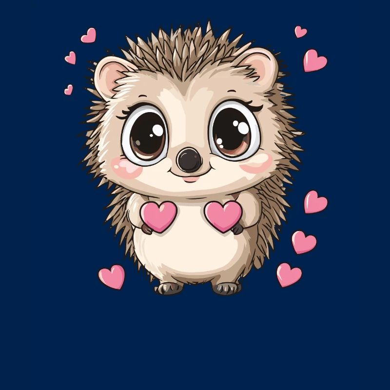 Igel mit Herzen