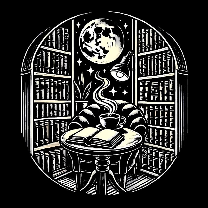 Mitternachtskaffee Bücher Tattoo Kunst