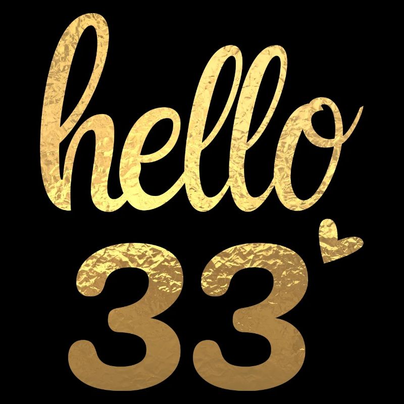 Hello 33 doré