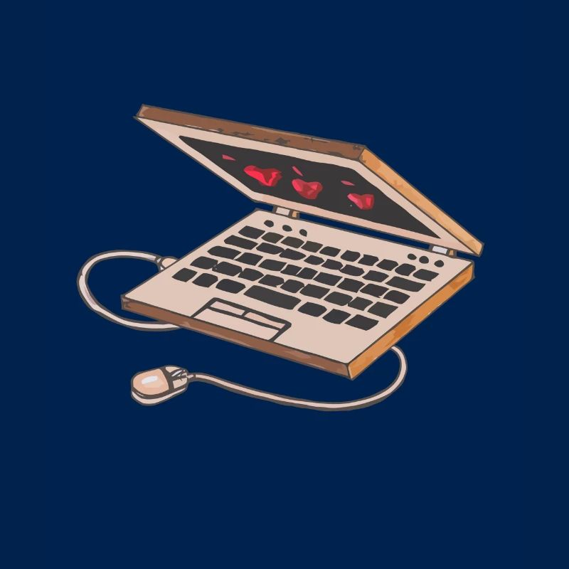 3D Laptop Notebook Computer Mouse PC Keyboard