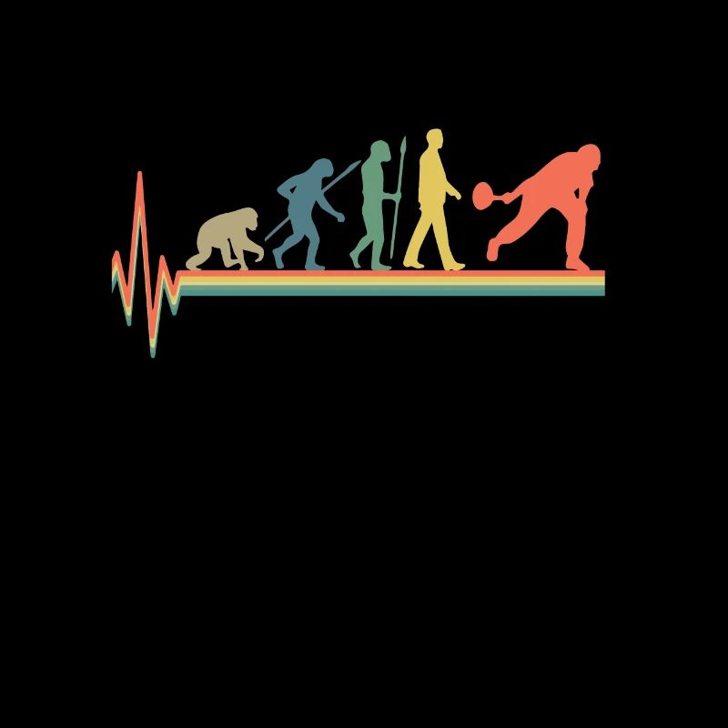 Evolution Eisstockschütze Eisstock Schießen Retro