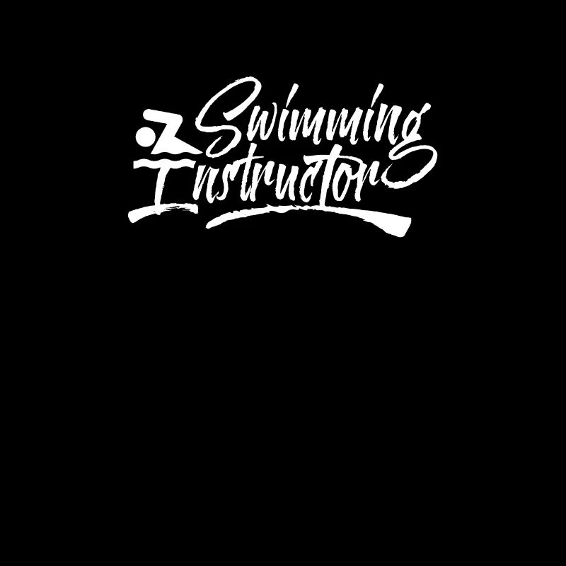 Swimming instructor learning swimming trainer