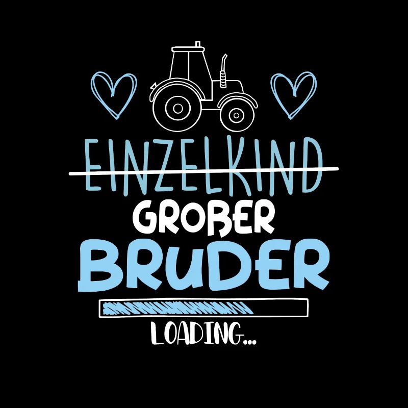 Einzelkind Großer Bruder Loading Traktor