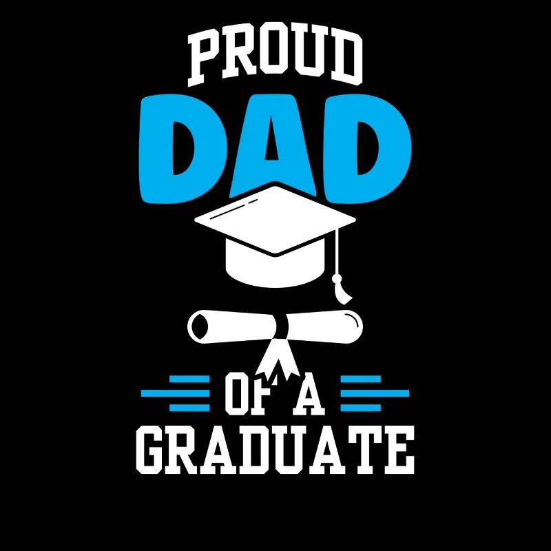 Stolzer Vater Eines Absolventen Abschluss