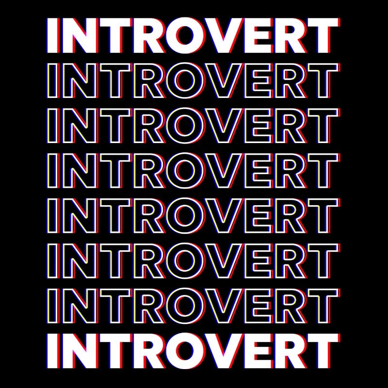 Introvertiert Sarkasmus Introvertierter Schüchtern
