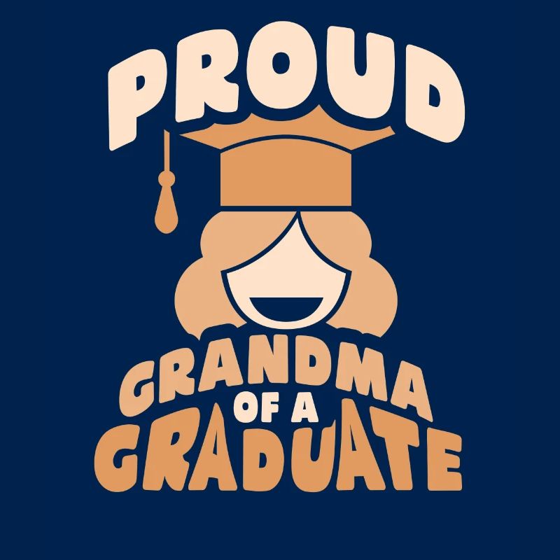 Stolze Großmutter Eines Absolventen Absolvent