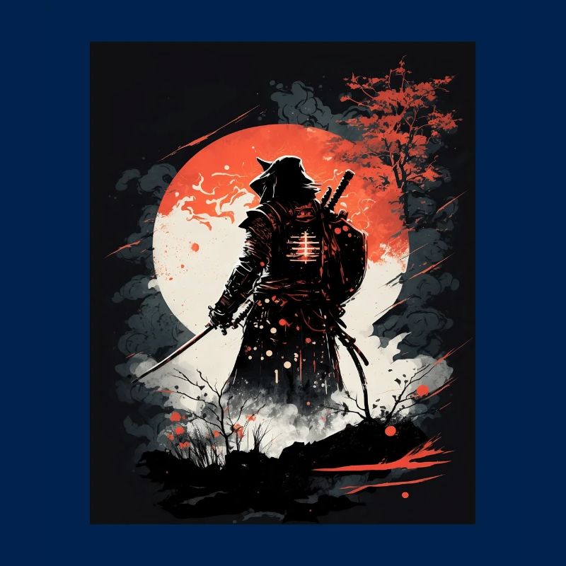 Japanischer Samurai-Krieger