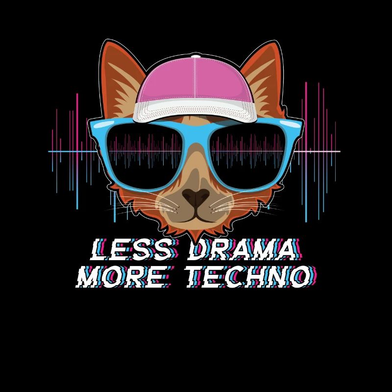 Plus tekno DJ Raver Rave Hard Techno Dark Tekno