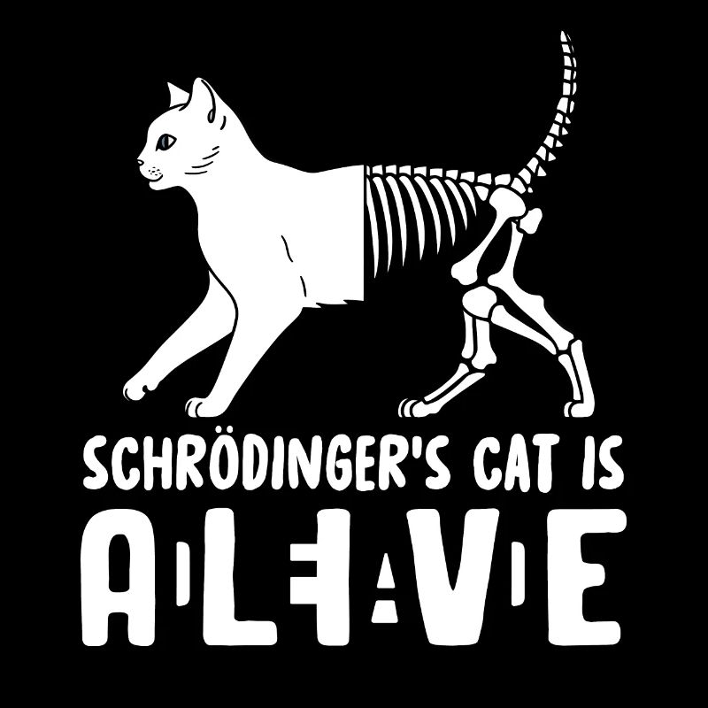Le chat de Schrödinger mort et vif