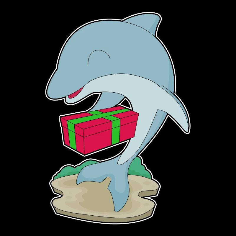 Dolphin Christmas Package