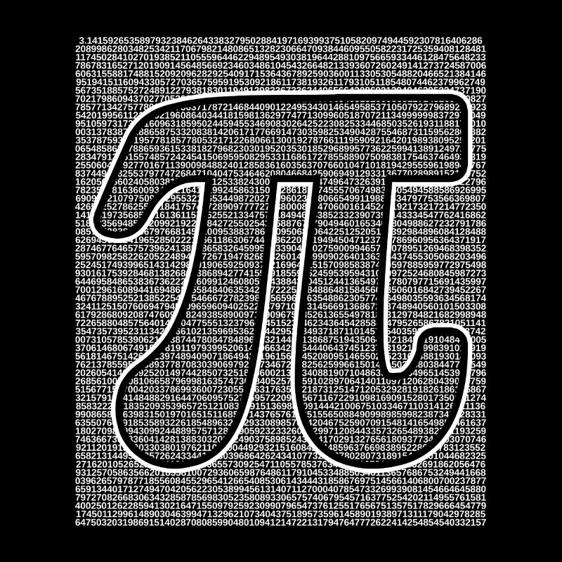 Pi Tag Numéro Art Math Lover