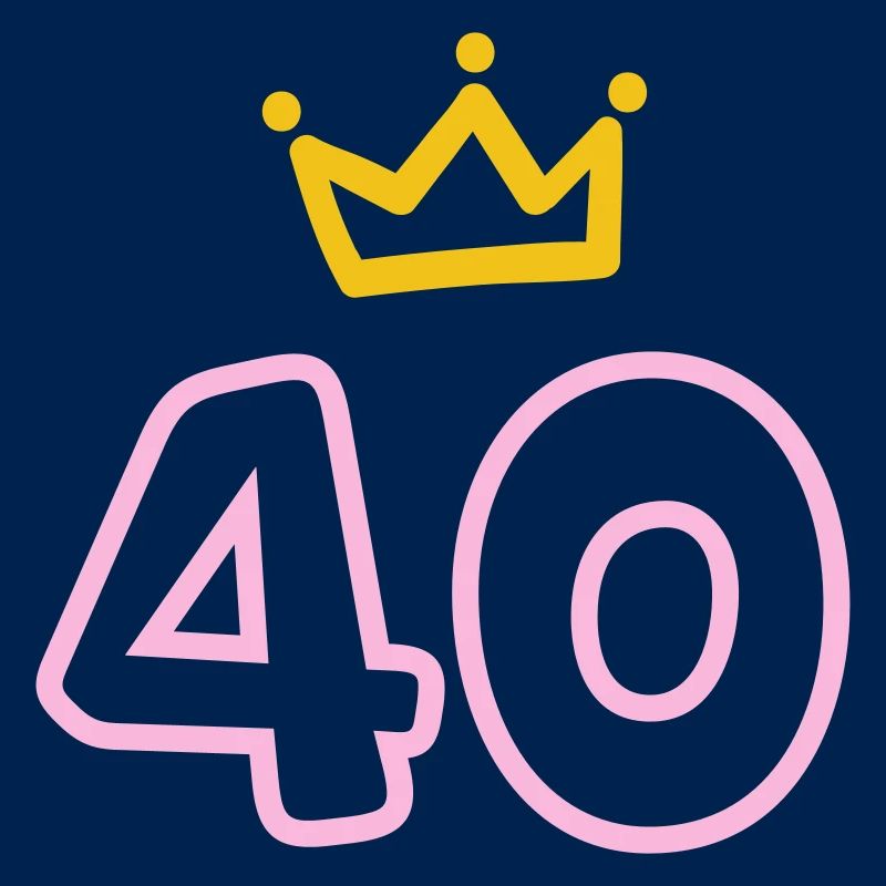 40. Geburtstag Krone Geschenk