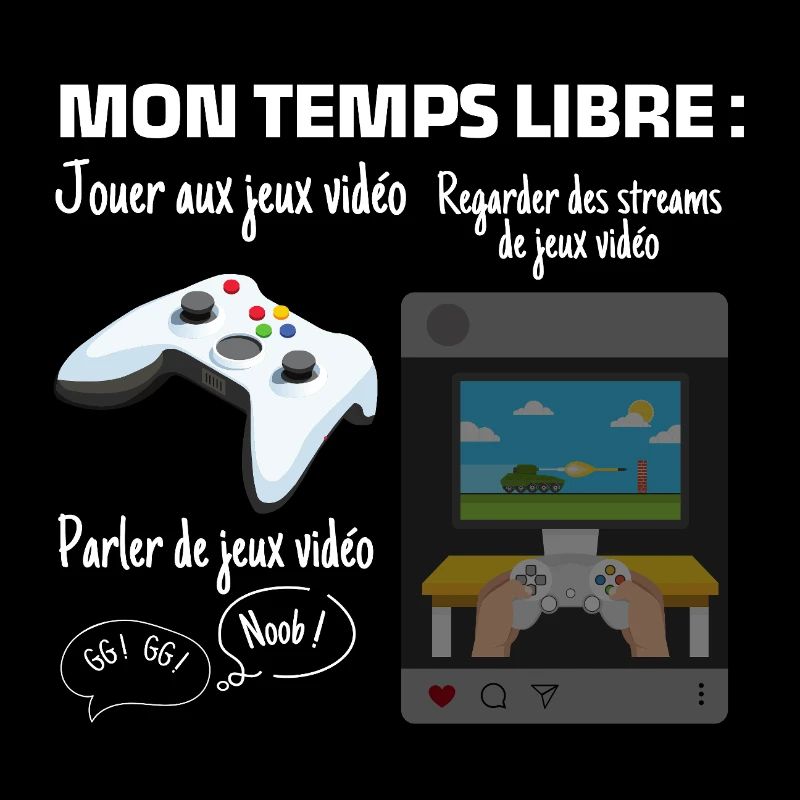 Mon temps libre : 100% gaming