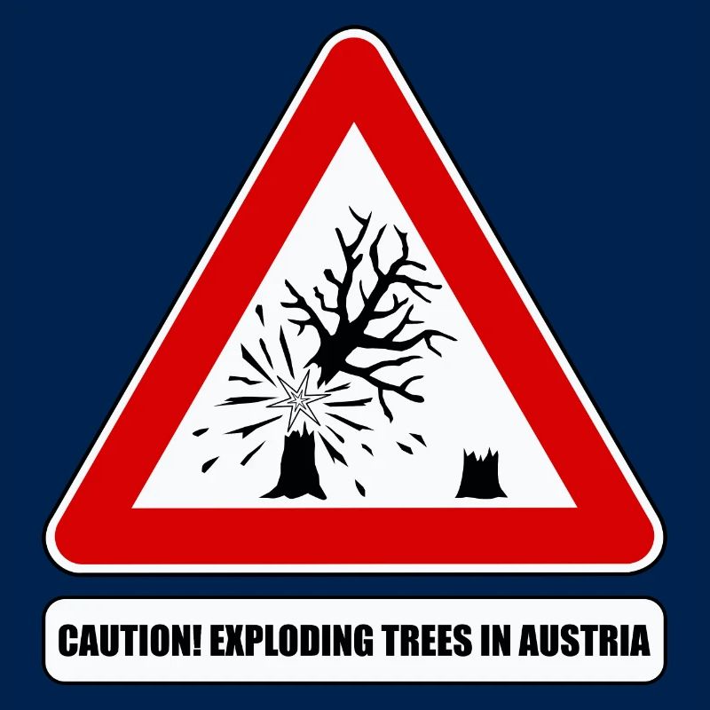 exploding trees,  exploding trees Austria