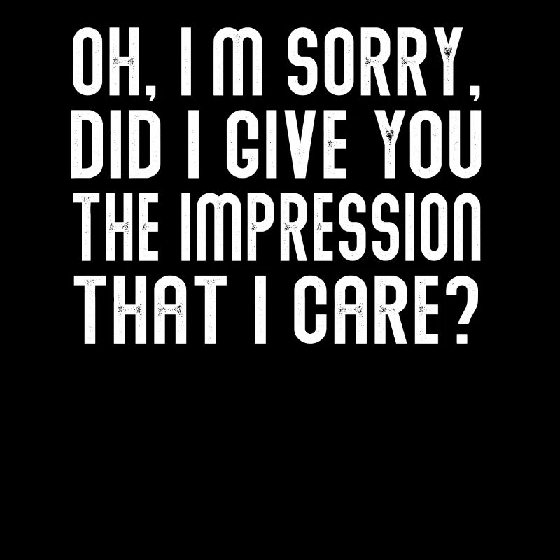 Indifférence, Sarcasme, Attitude différente