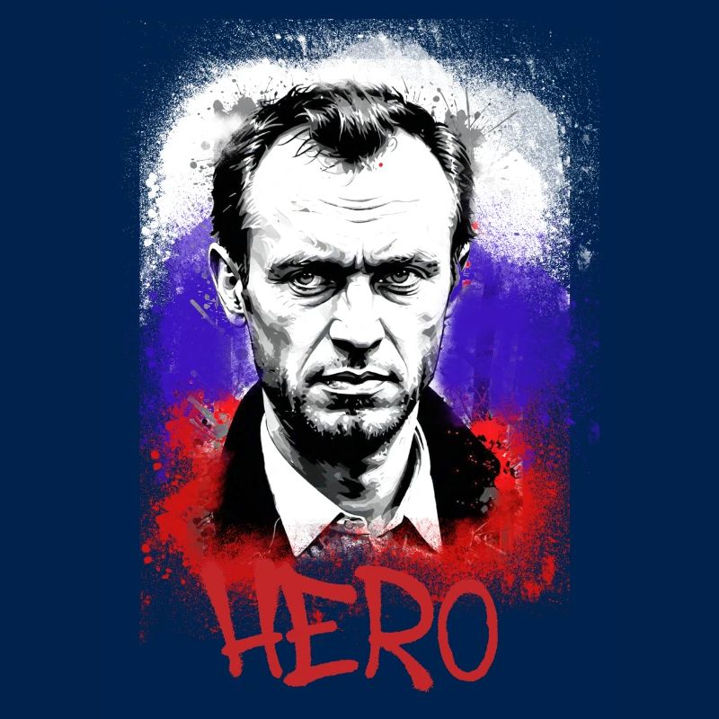 héros,navalny,graffiti,drapeau,russie