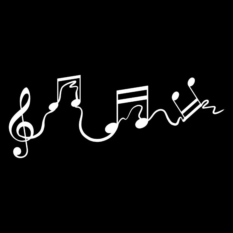 Musiknoten Sänger oder Performer Gift