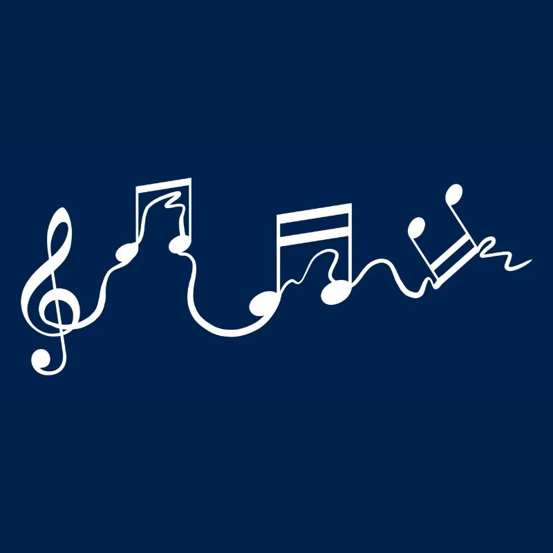 Musiknoten Sänger oder Performer Gift