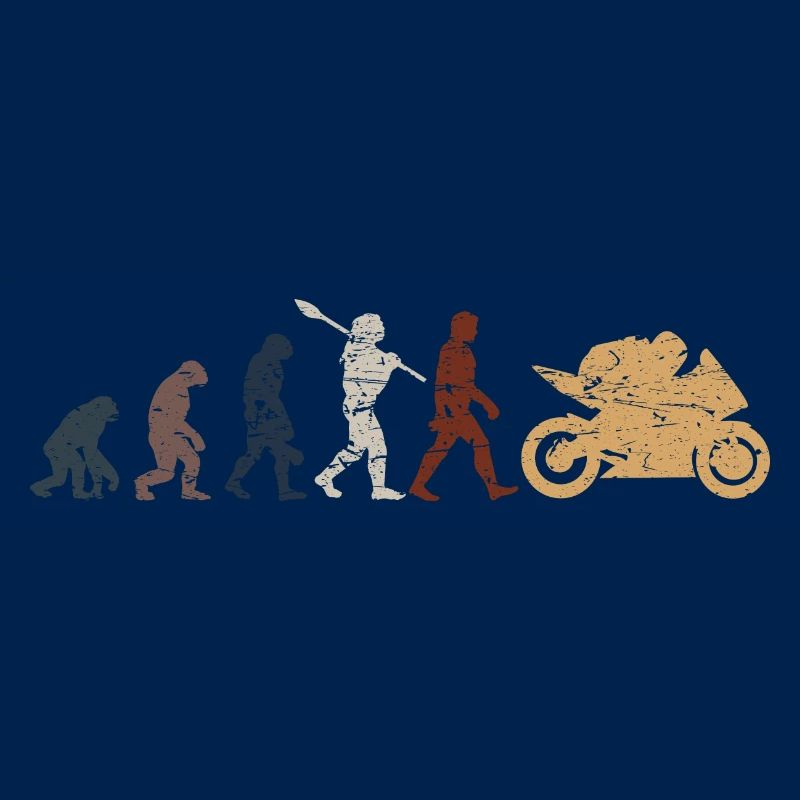 Motorcycle Evolution Vintage Shadow Biker