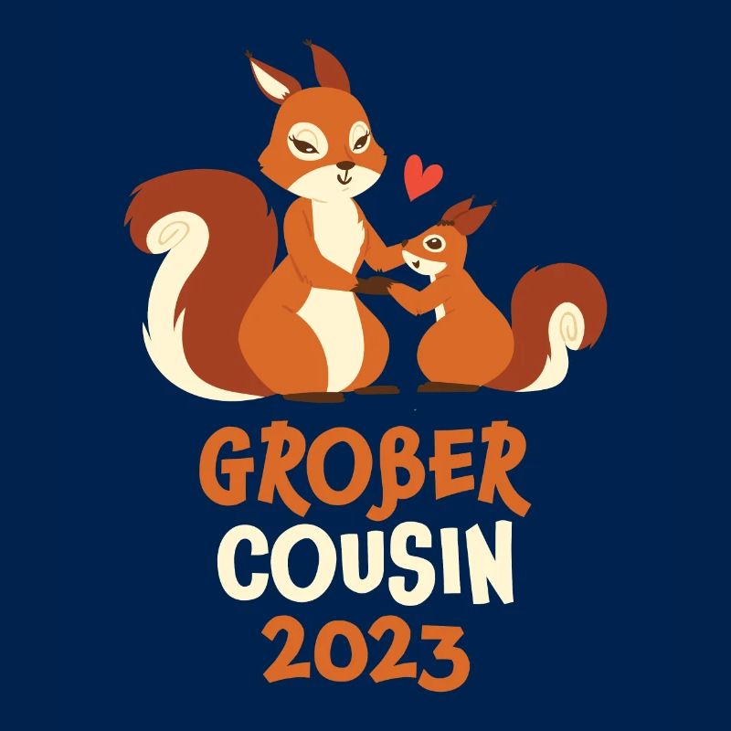 Ich werde großer Cousin 2023 Eichhörnchen