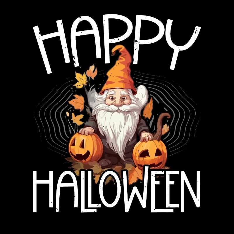 Gartenzwerg Halloween Süßes oder Saures Gärtner