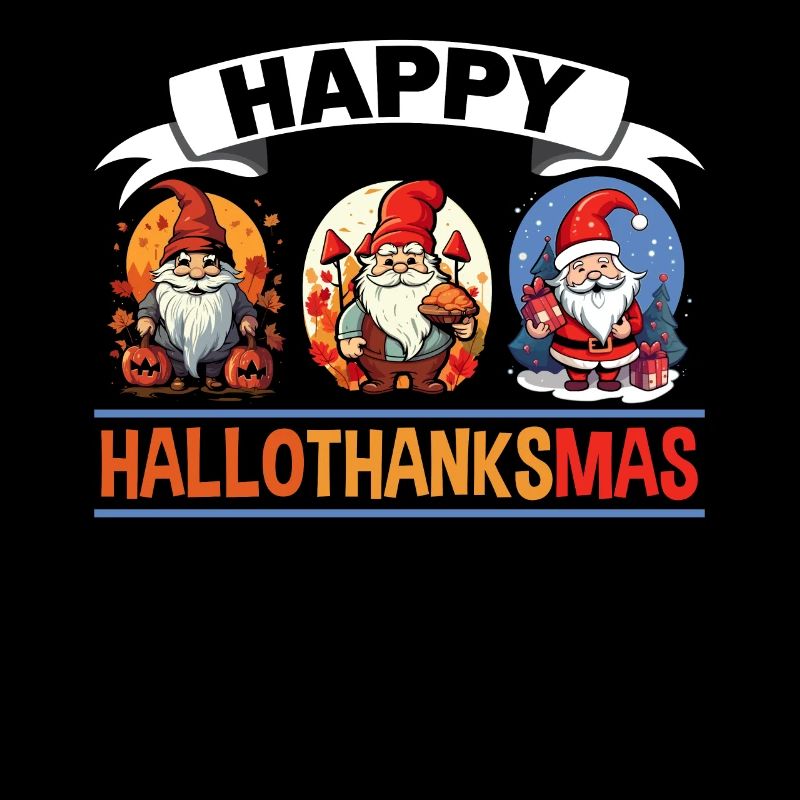 Gartenzwerg Halloween Süßes oder Saures Gärtner