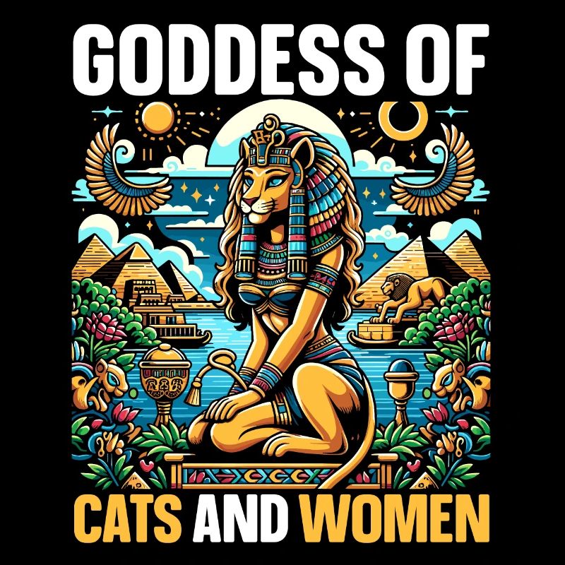 Bastet Déesse égyptienne Égypte Pyramide Égypte