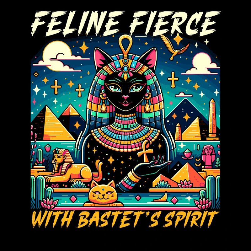 Bastet Déesse égyptienne Égypte Pyramide Égypte